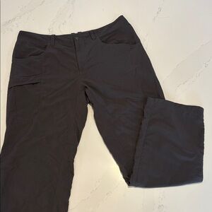 Mountain Hardwear Nylon Hicking Gray Charcoal Pants Size 36